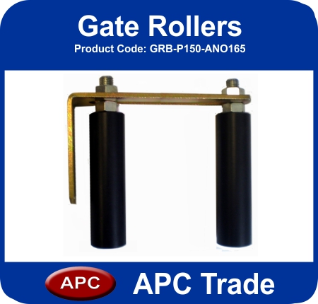 150mm Sliding Gate Rollers and Bracket Set
